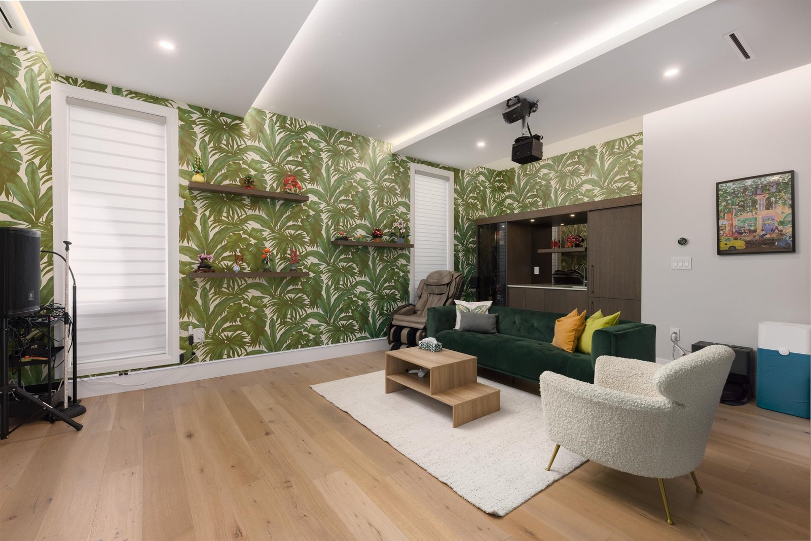 Garden City Custom Home — Living