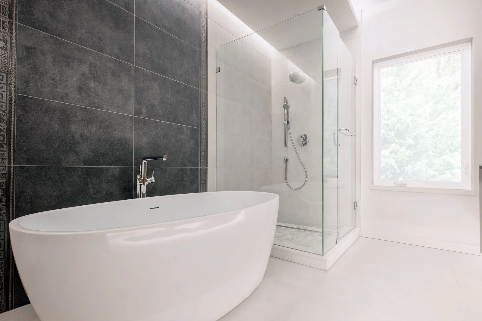 Granville Custom Home — Freestanding soaking tub